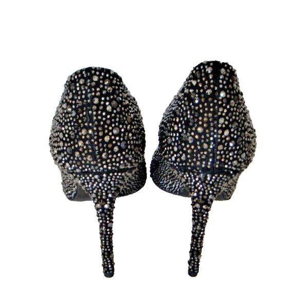 IL PASSO Designer Pumps, black, IT-40 US-9, artwork, new, evening wedding - Picture 3 of 5